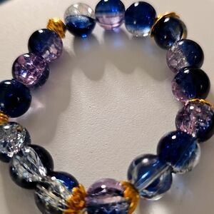 Beaded glass braclet
